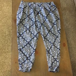 Old Navy Printed Pull On Pants XL
